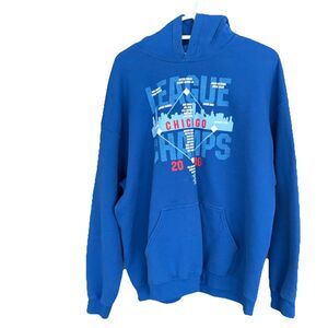 2016 Sweatshirt Men XL Hoodie Chicago Champs World Player Roster Position VNTG